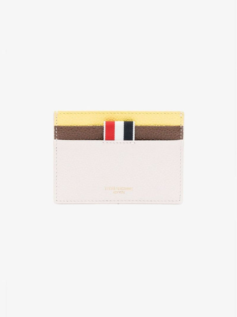 Pink Rwb Leather Card Holder