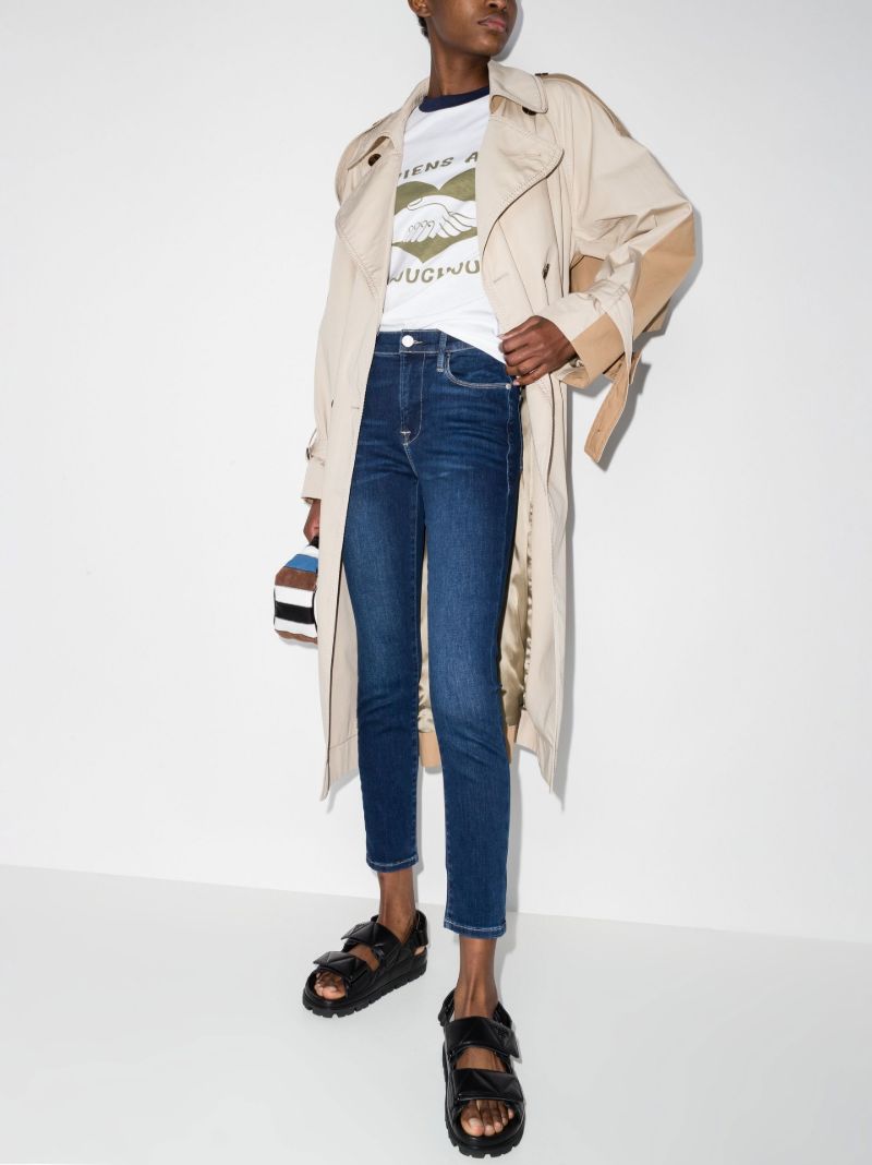 Le High Skinny Cropped Jeans