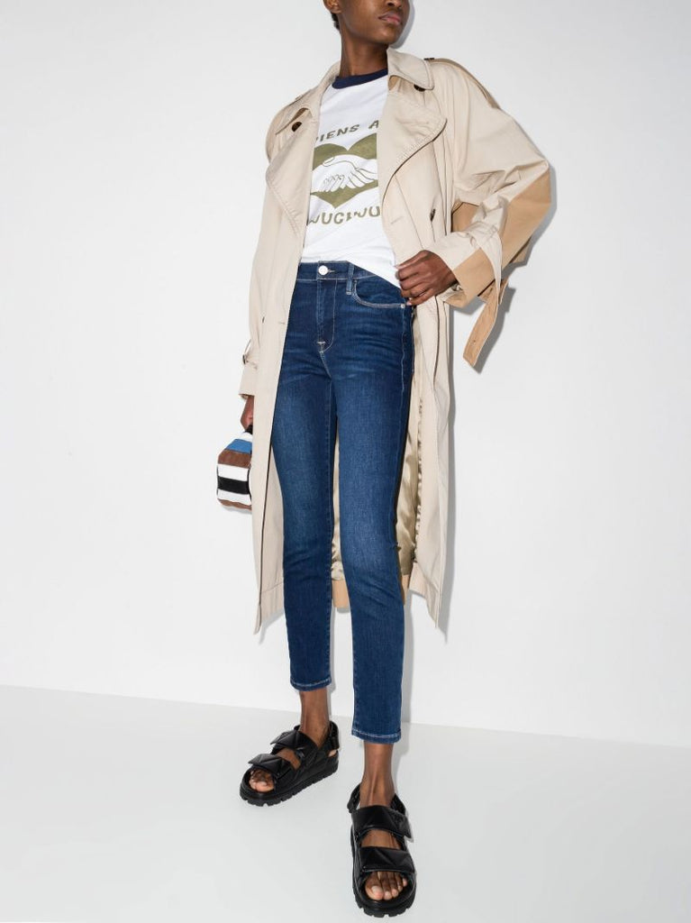 Le High Skinny Cropped Jeans