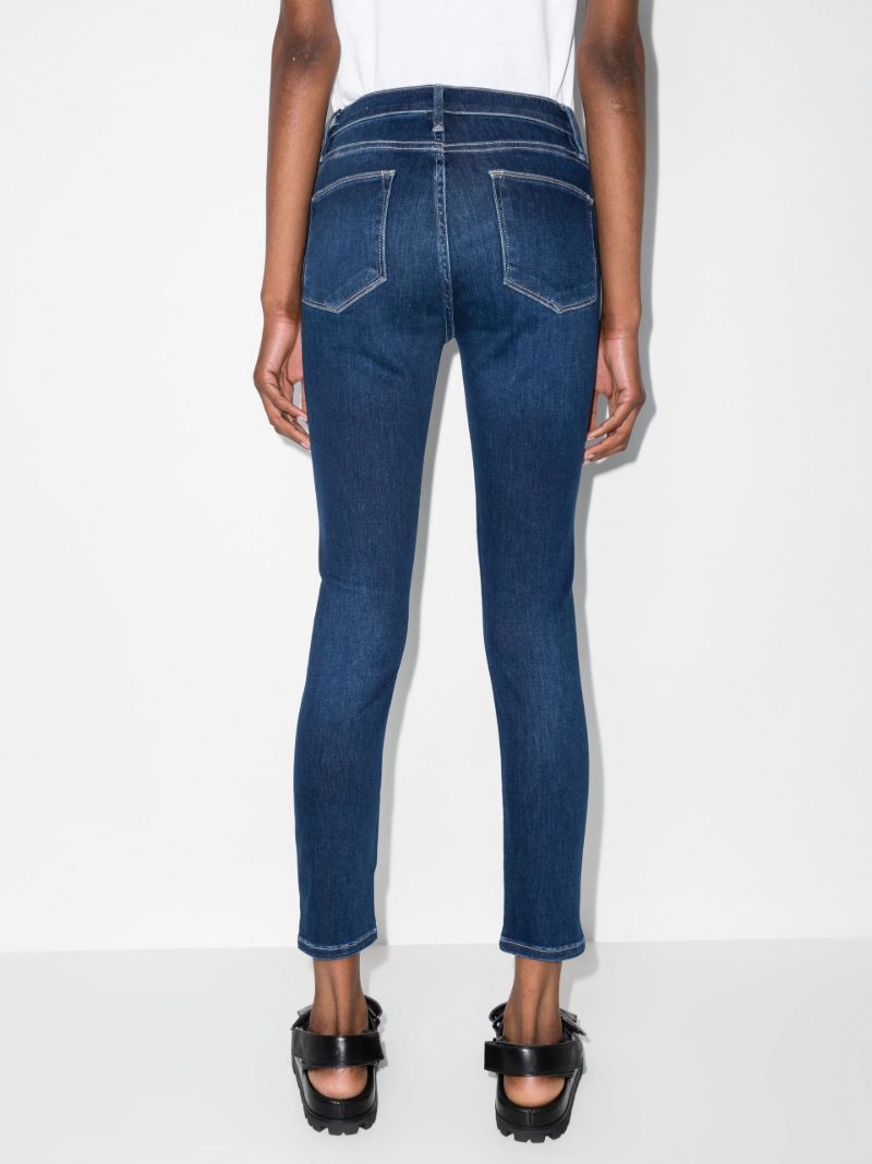 Le High Skinny Cropped Jeans