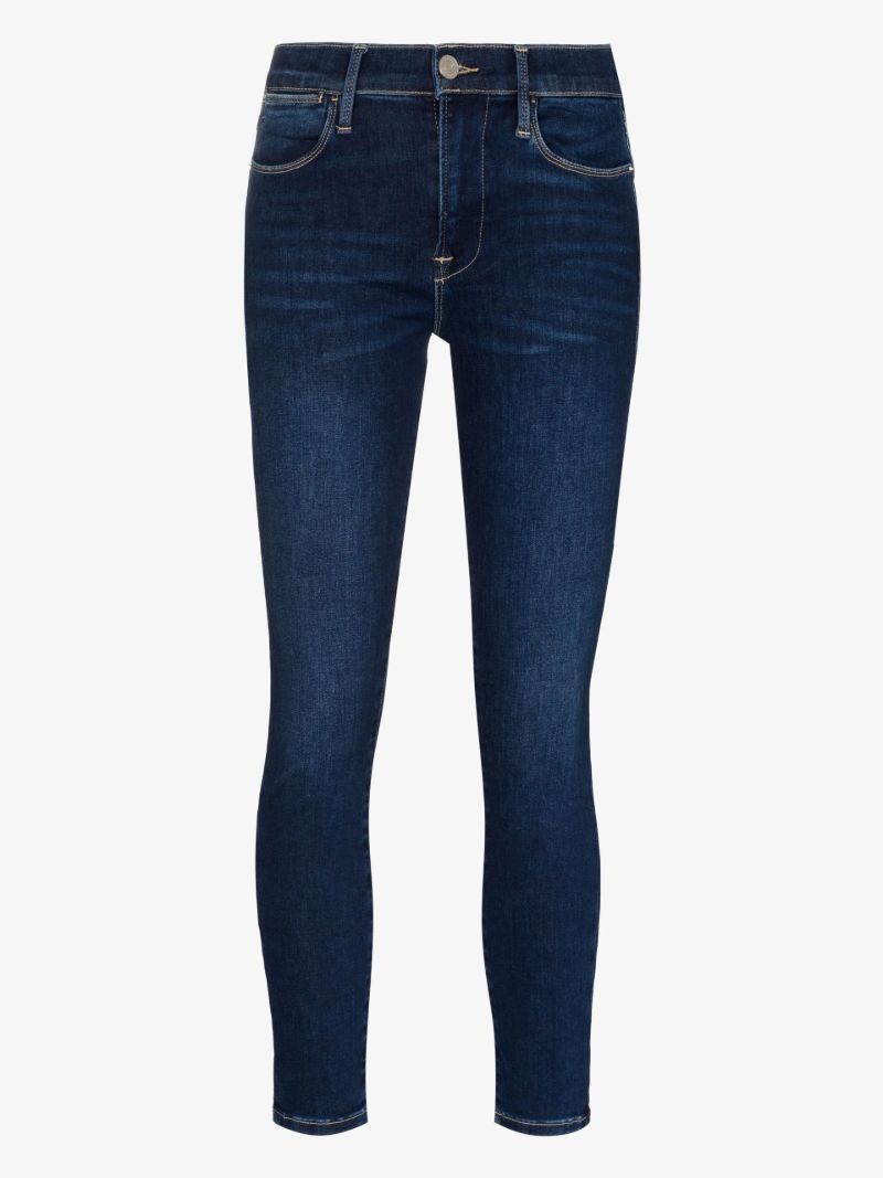 Le High Skinny Cropped Jeans
