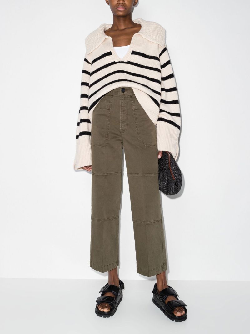 High Waist Utility Trousers