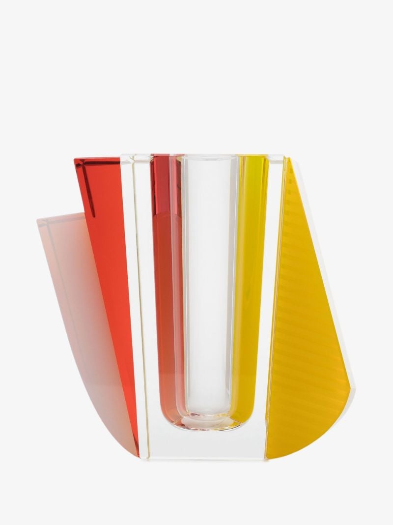 Multicoloured Raleigh Crystal Vase