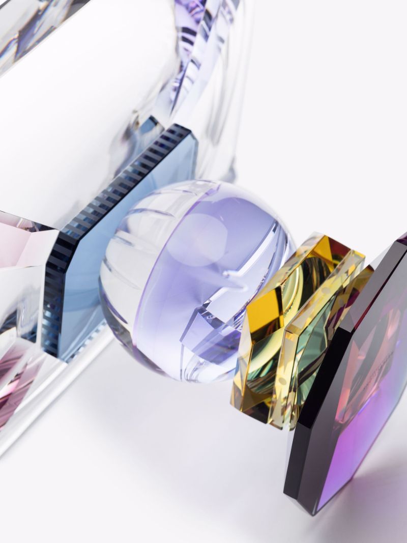 Neutral Georgia Crystal Bowl