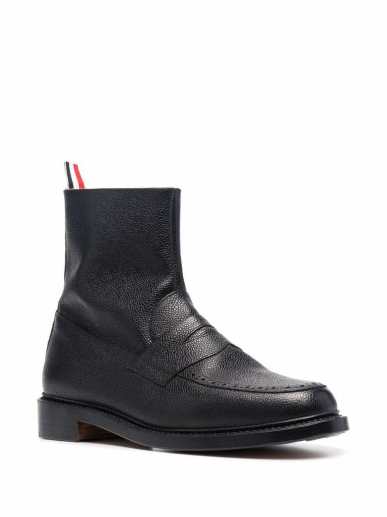 Thom Browne Penny Lfr Blk Boot