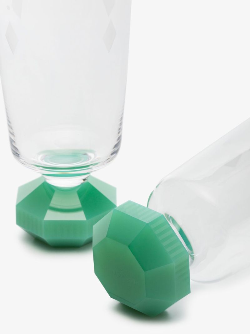 Green Chelsea Glasses Set