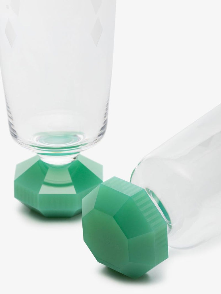 Green Chelsea Glasses Set