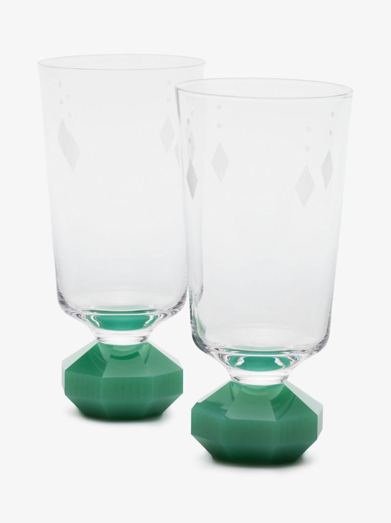 Green Chelsea Glasses Set