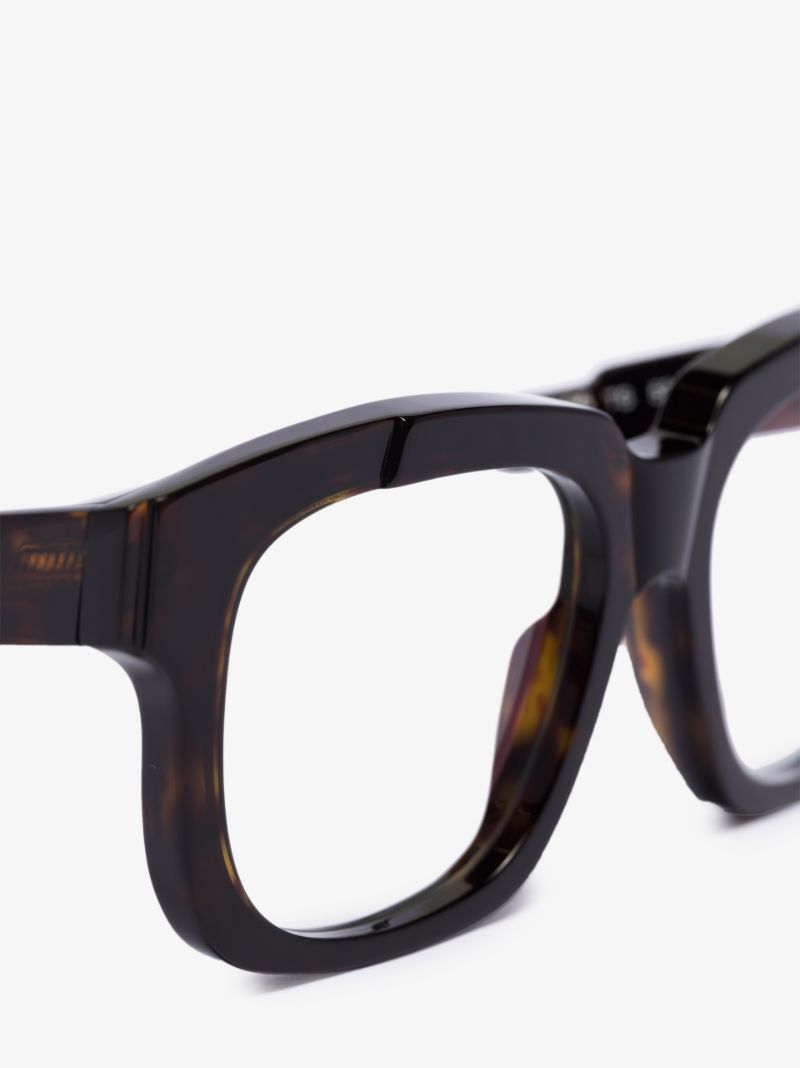 Brown K25 Tortoiseshell Square Frame Optical Glasses