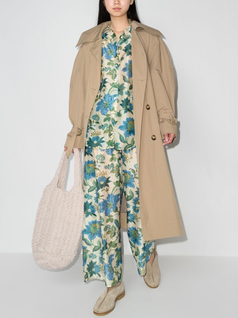 Celia Floral Print Wide Leg Trousers