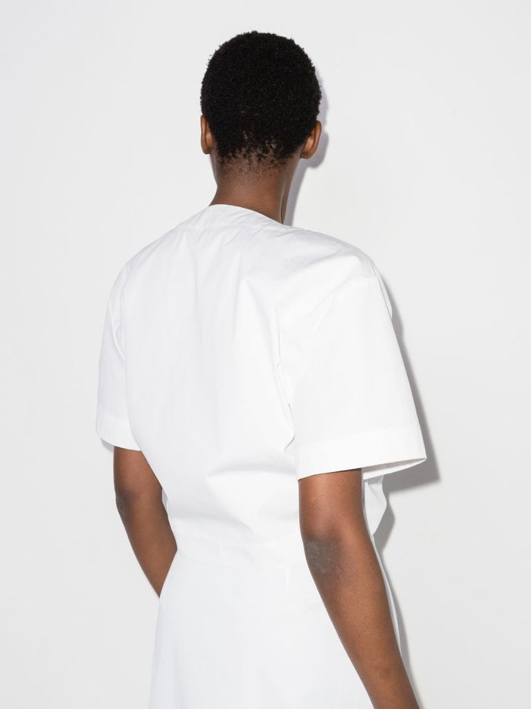 Anja Short Sleeve Tie Front Top