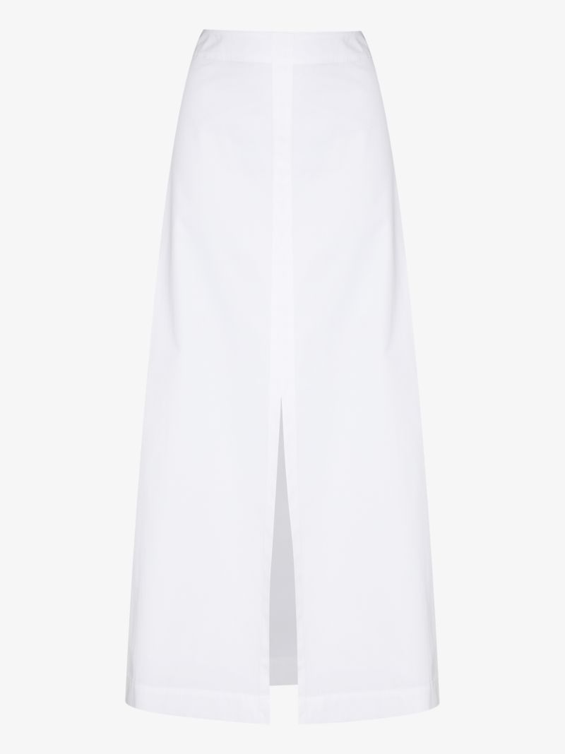 Anja Split Front A-line Midi Skirt