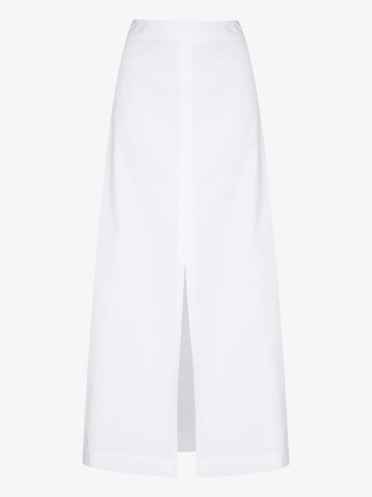 Anja Split Front A-line Midi Skirt