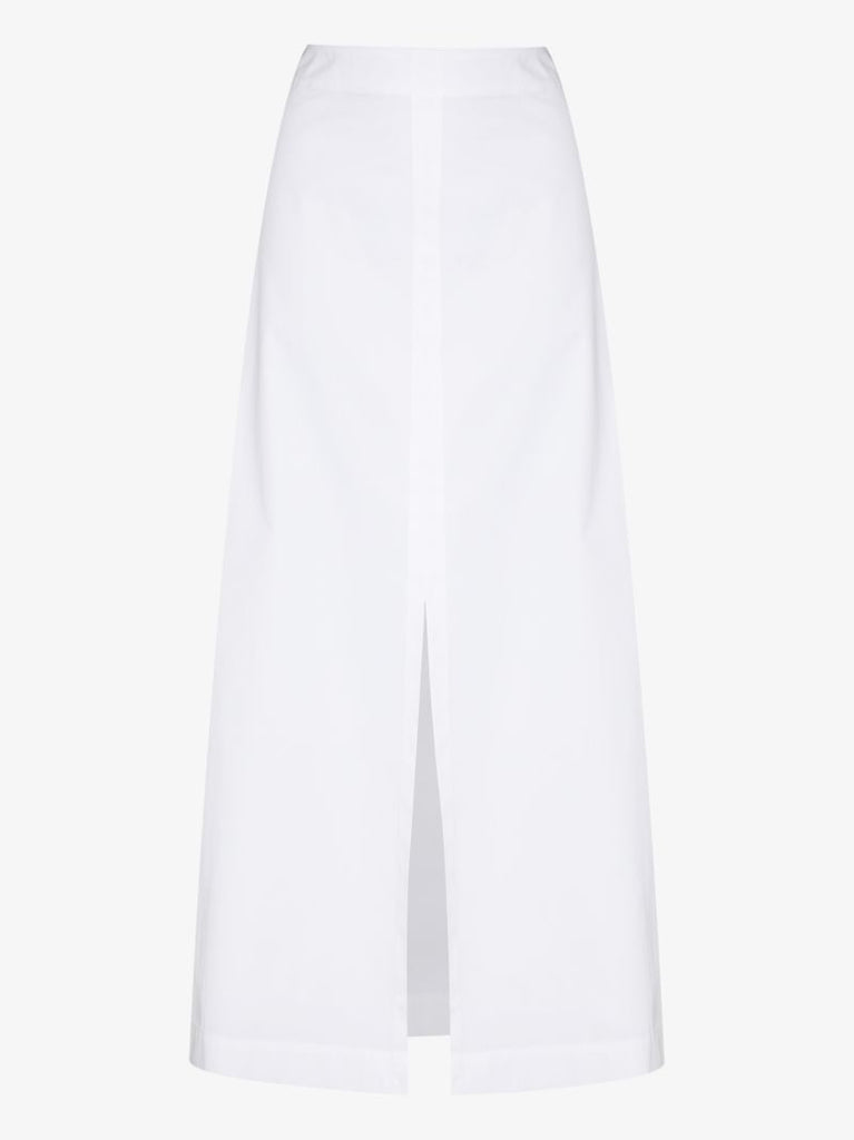 Anja Split Front A-line Midi Skirt