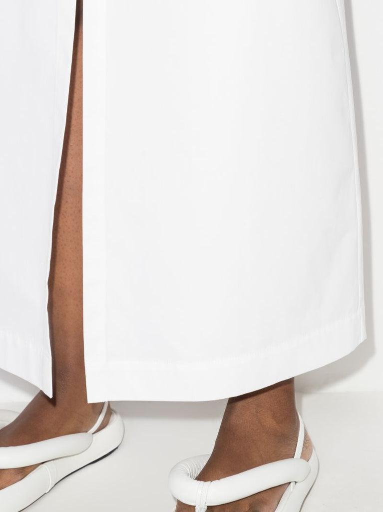 Anja Split Front A-line Midi Skirt