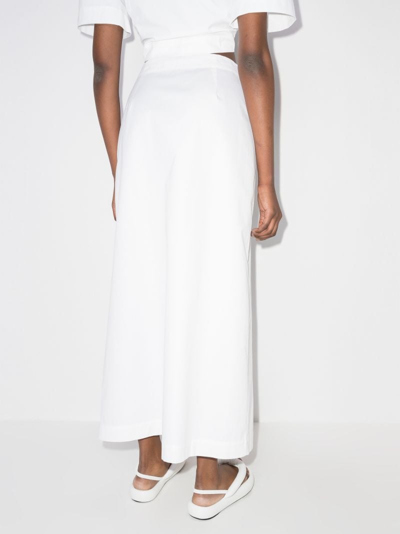 Anja Split Front A-line Midi Skirt