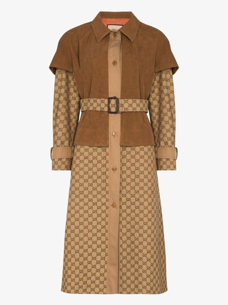 Layered Gg Trench Coat