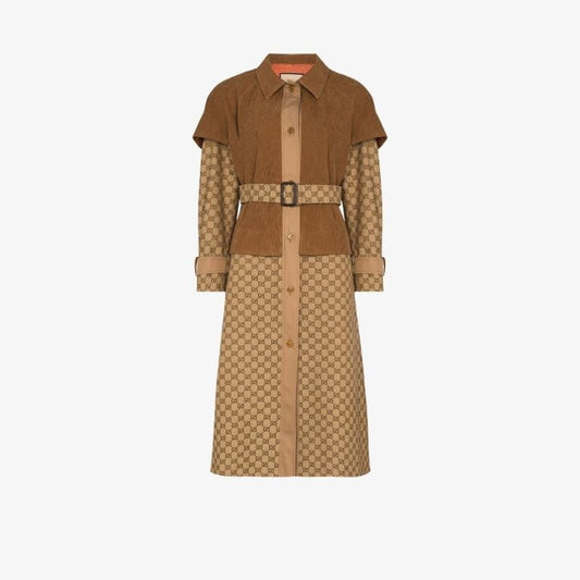 Layered Gg Trench Coat