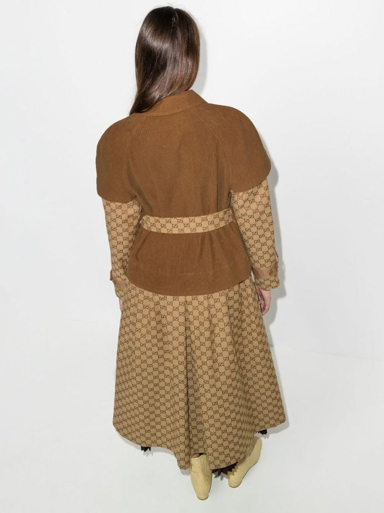 Layered Gg Trench Coat