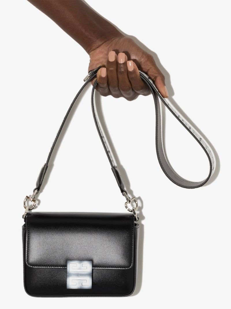 X Chito Black 4g Leather Cross Body Bag