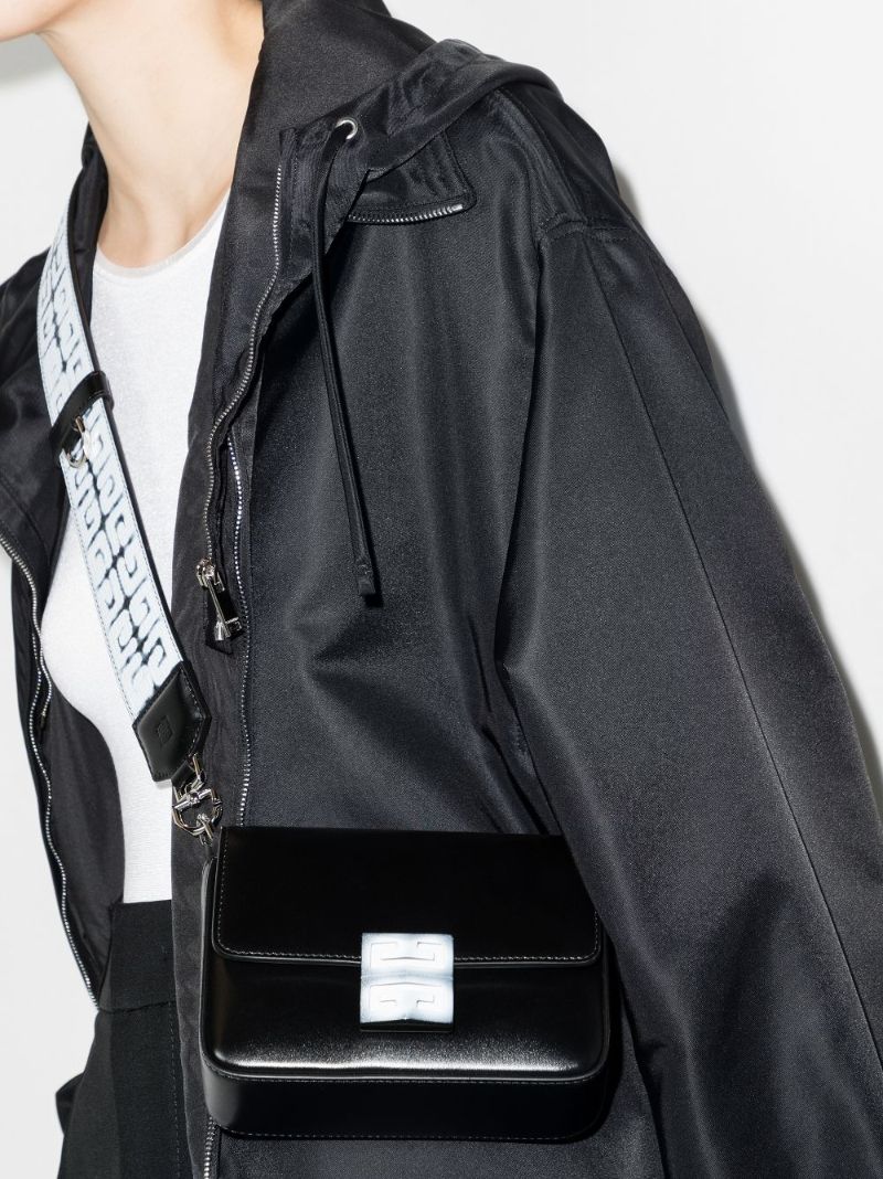X Chito Black 4g Leather Cross Body Bag