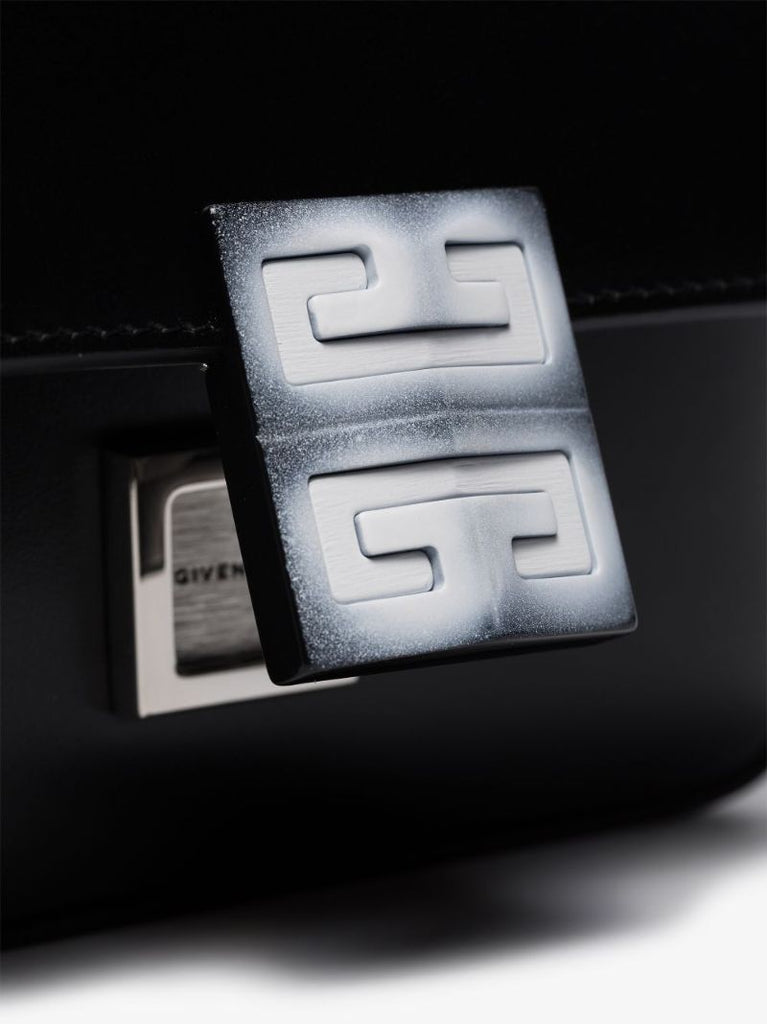 X Chito Black 4g Leather Cross Body Bag
