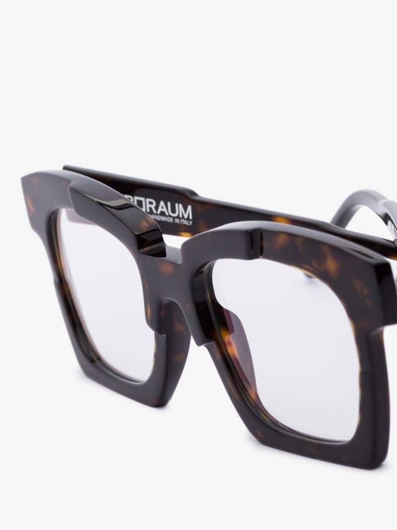 Brown K5 Tortoiseshell Square Frame Optical Glasses