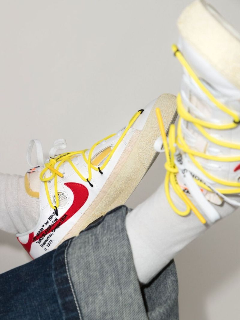 X Off-white White Blazer Low Leather Sneakers