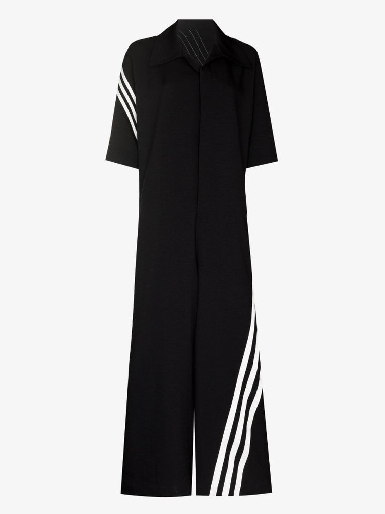Ch1 Striped Wide Leg Jumpsuit