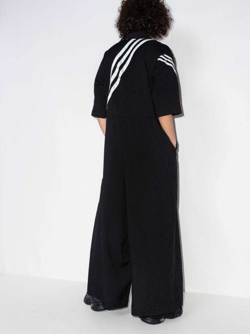 Ch1 Striped Wide Leg Jumpsuit