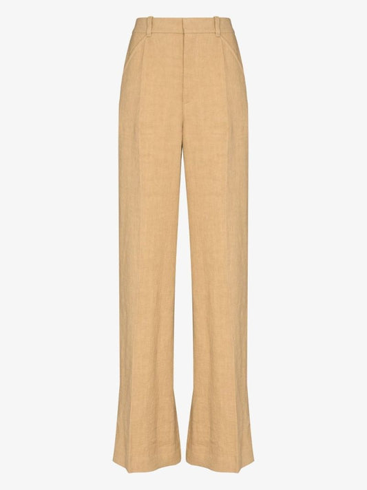Wide Leg Organic Linen Trousers