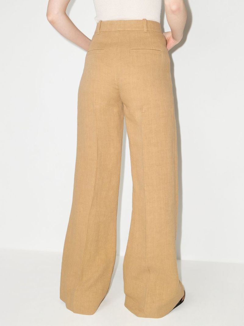 Wide Leg Organic Linen Trousers