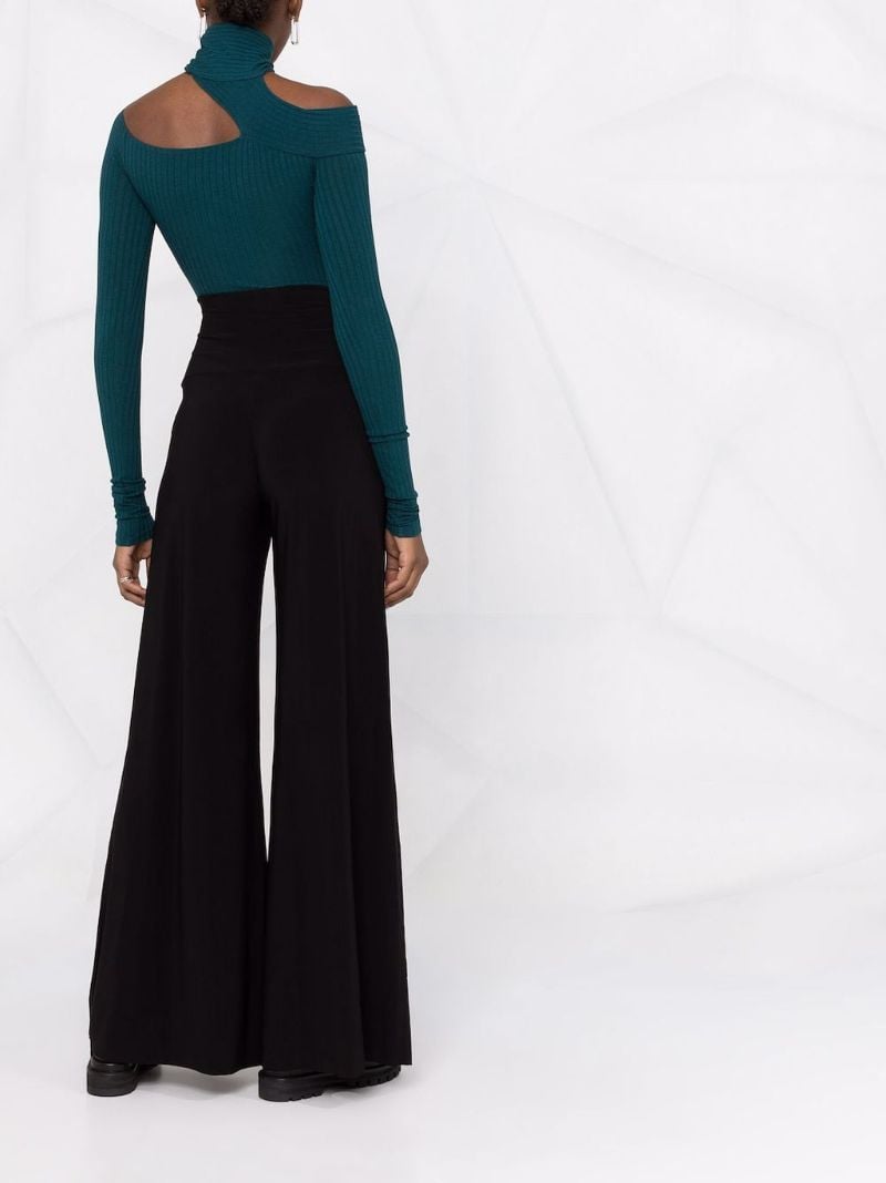 Black Elephant Wide-leg Trousers