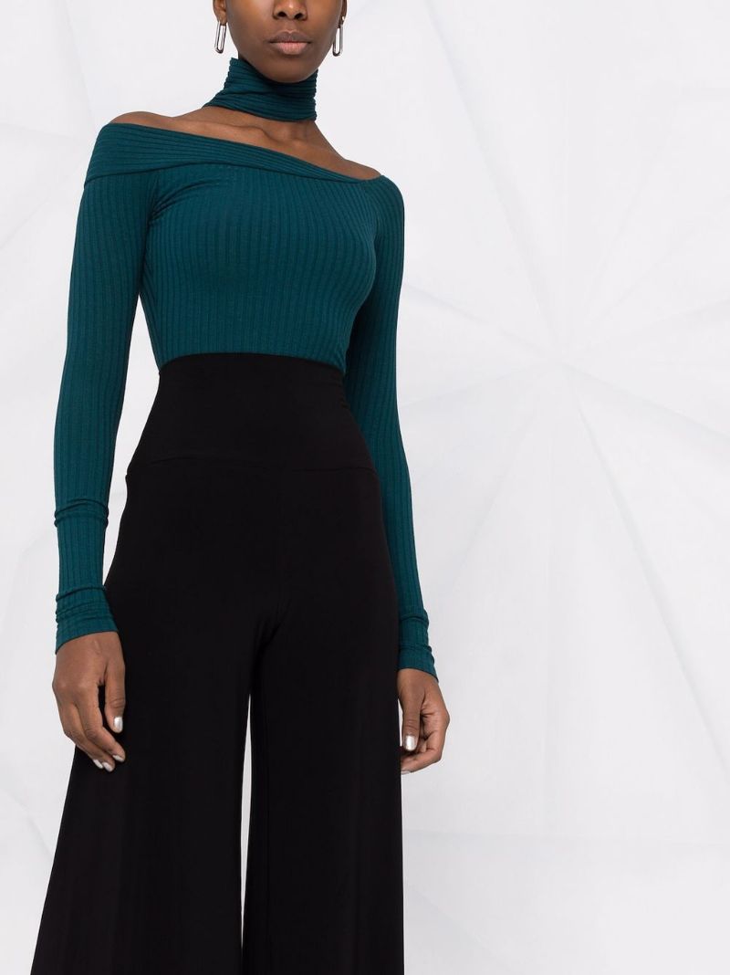 Black Elephant Wide-leg Trousers