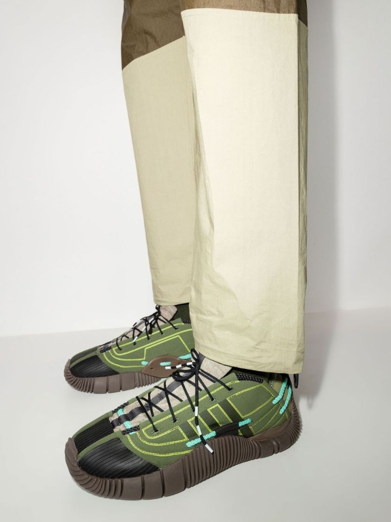 X Craig Green Green Scuba Phormar Low Top Sneakers