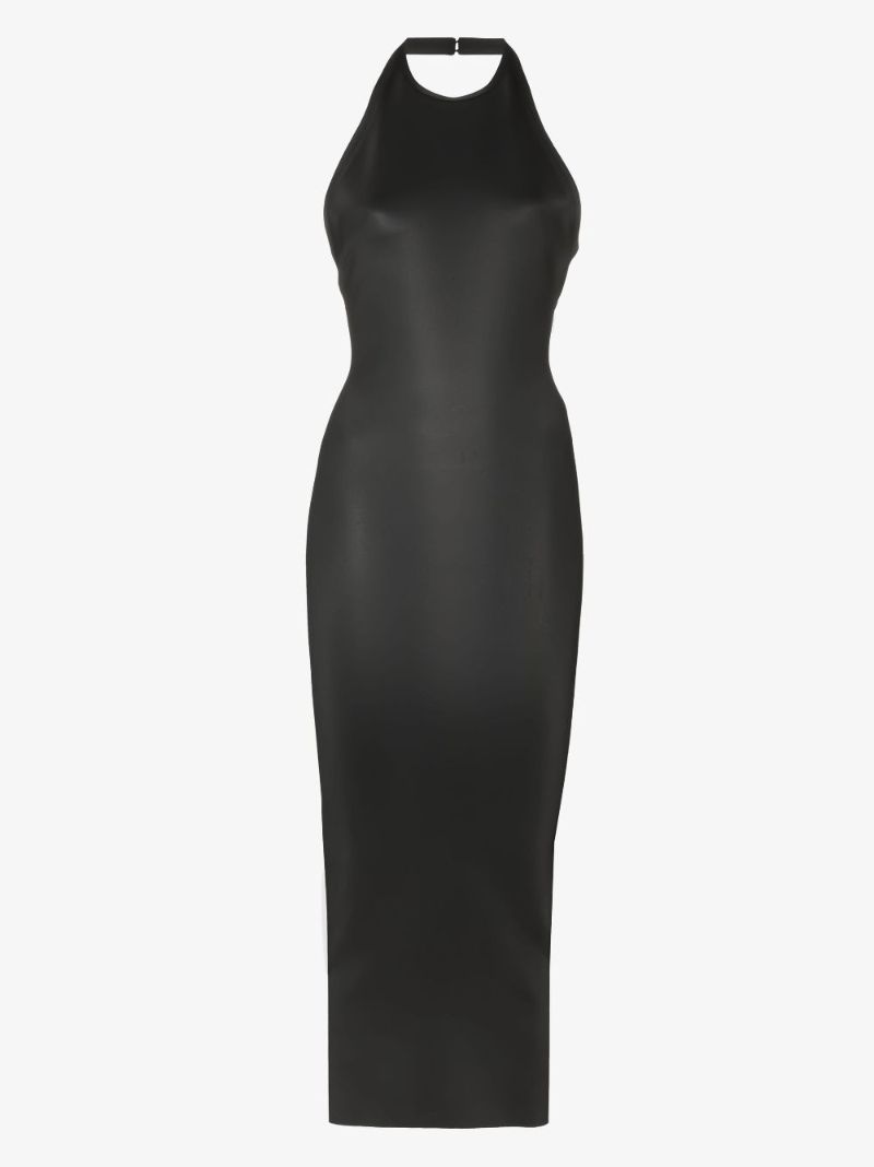 Halterneck Midi Dress