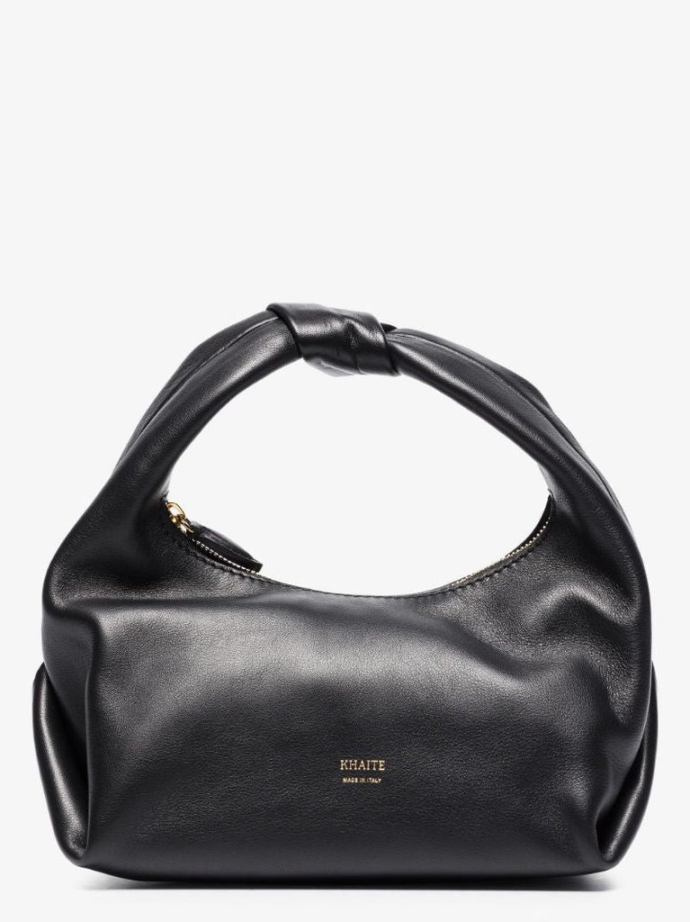 Black Beatrice Hobo Small Leather Shoulder Bag