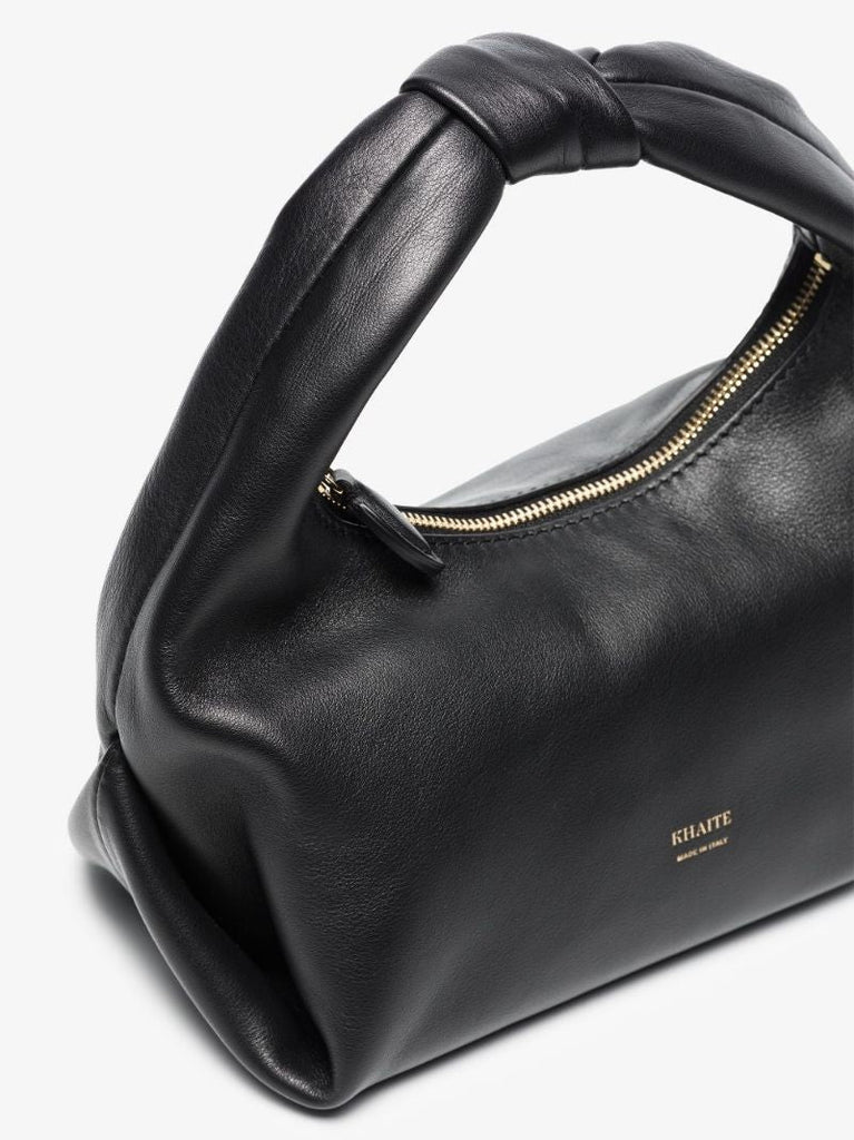 Black Beatrice Hobo Small Leather Shoulder Bag