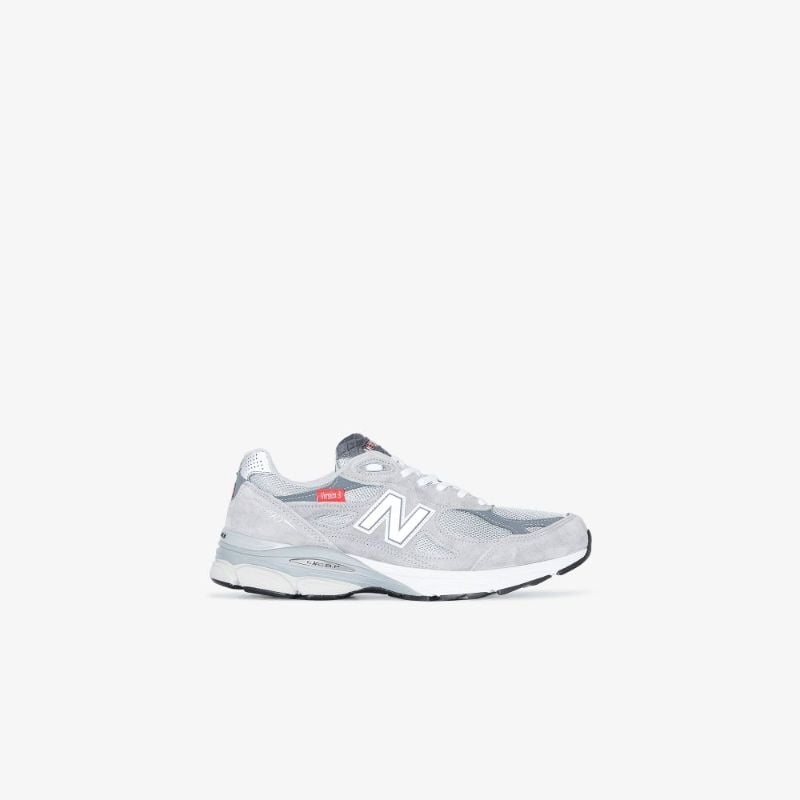 Grey Made in Usa 990v3 Sneakers