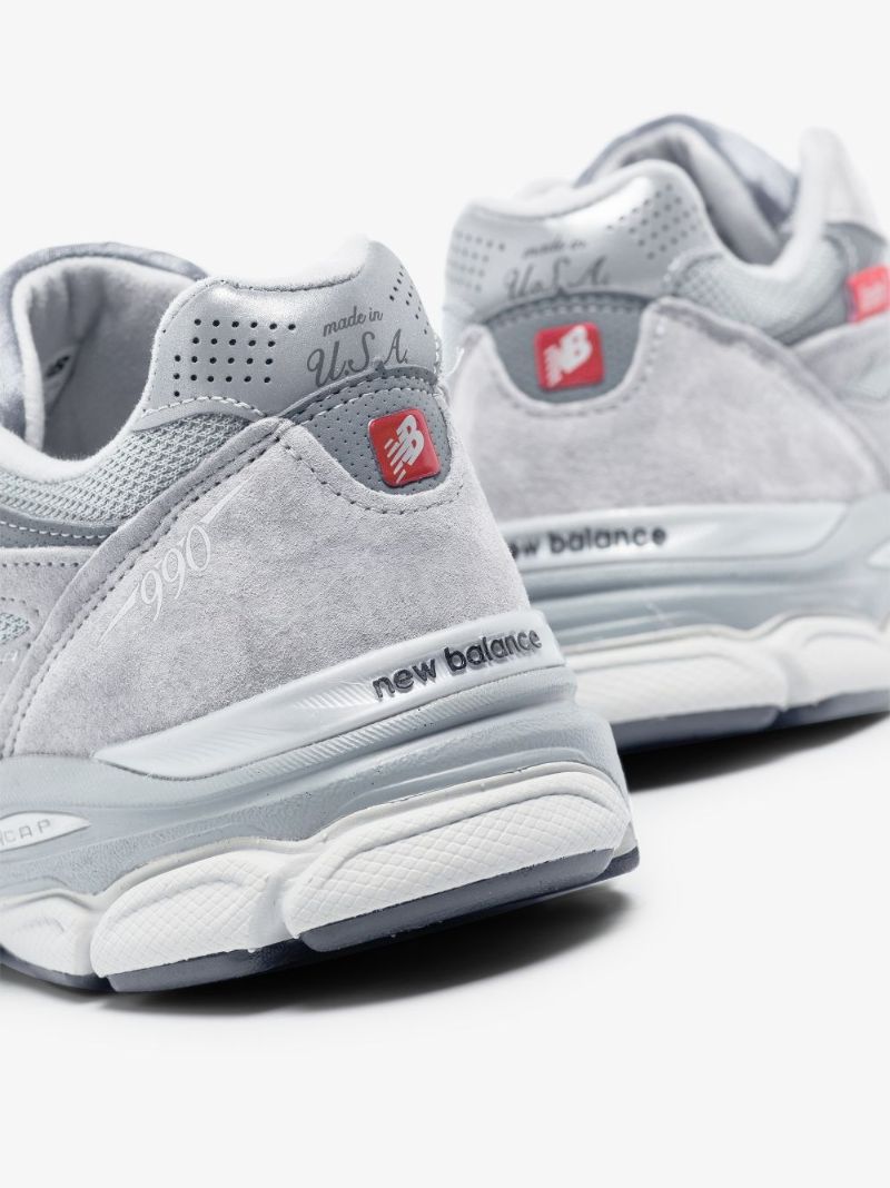 Grey Made in Usa 990v3 Sneakers