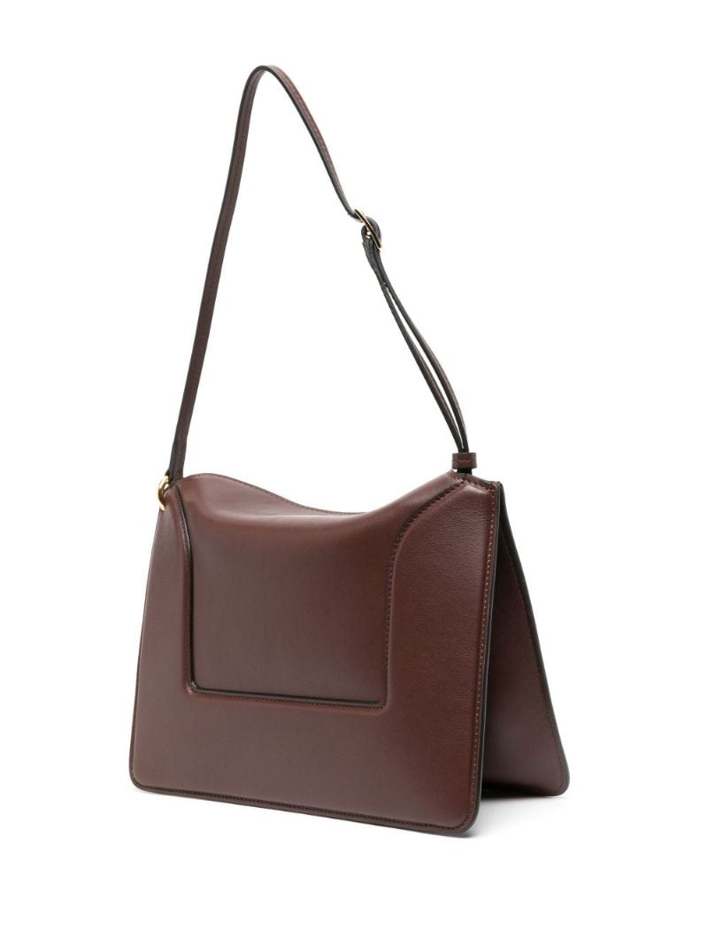 Brown Penelope Leather Shoulder Bag