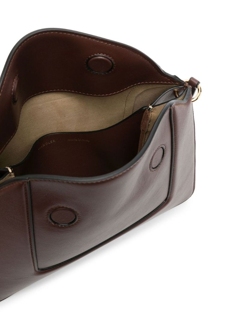 Brown Penelope Leather Shoulder Bag