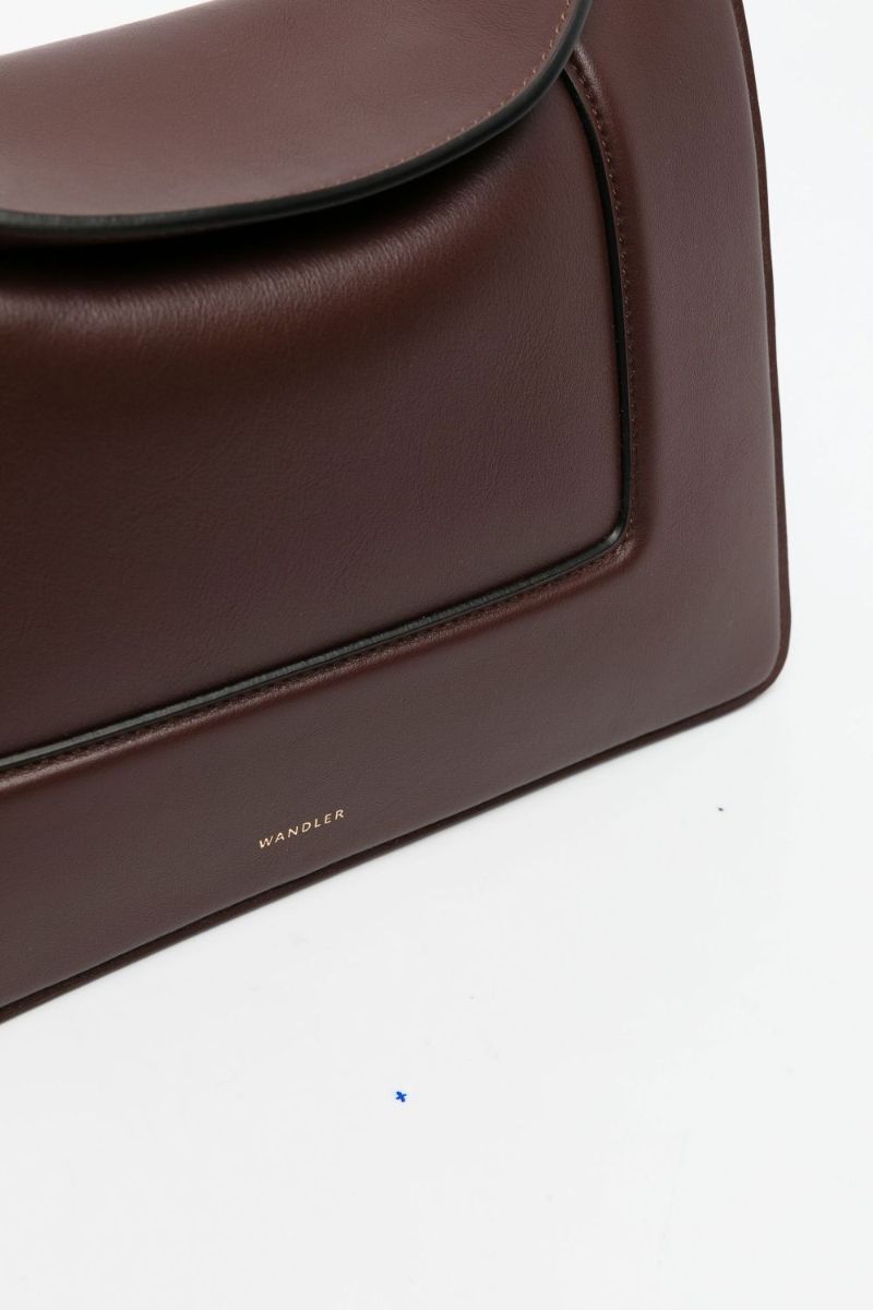 Brown Penelope Leather Shoulder Bag
