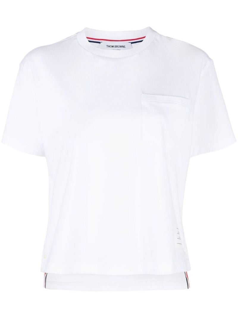 White Rwb Tab Cotton T-shirt