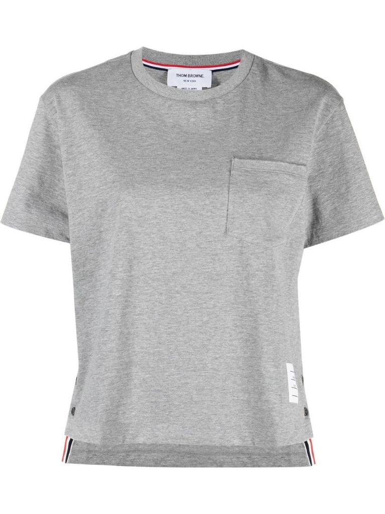 Grey Rwb Tab Cotton T-shirt
