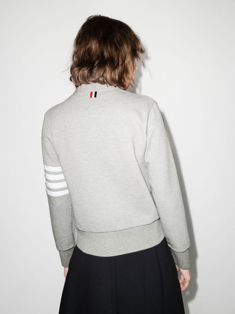 Grey V-neck Cardigan