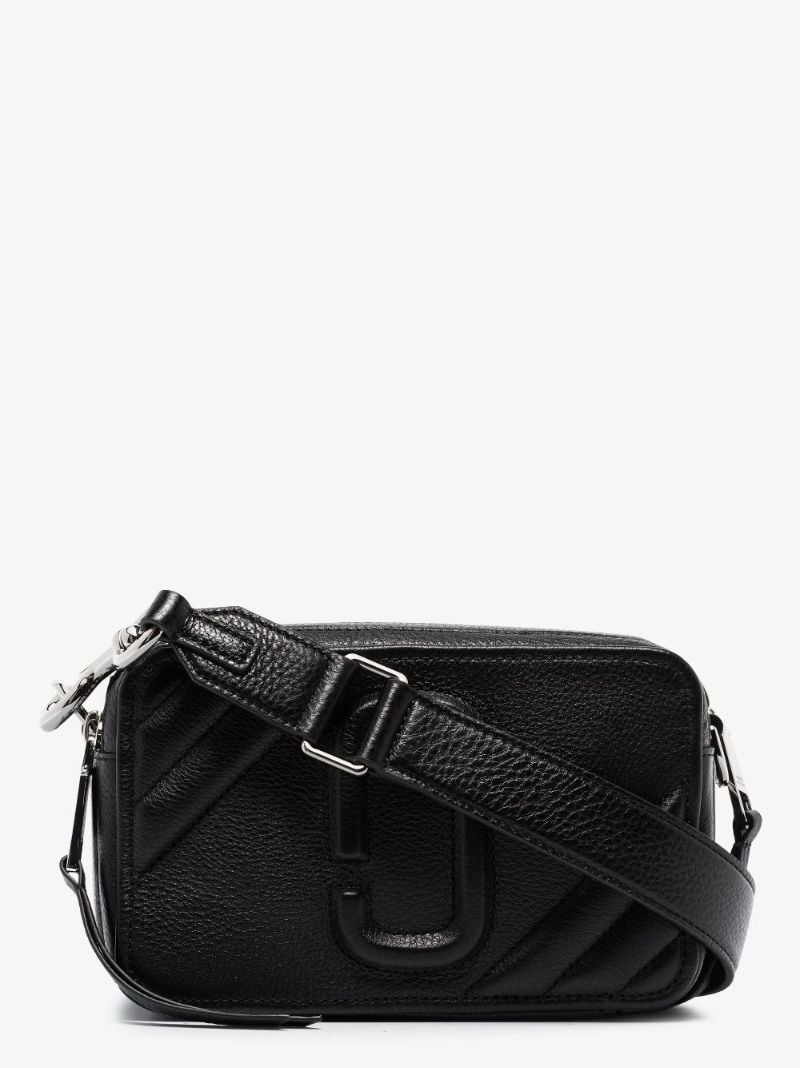 Black Moto Shot 21 Leather Cross Body Bag