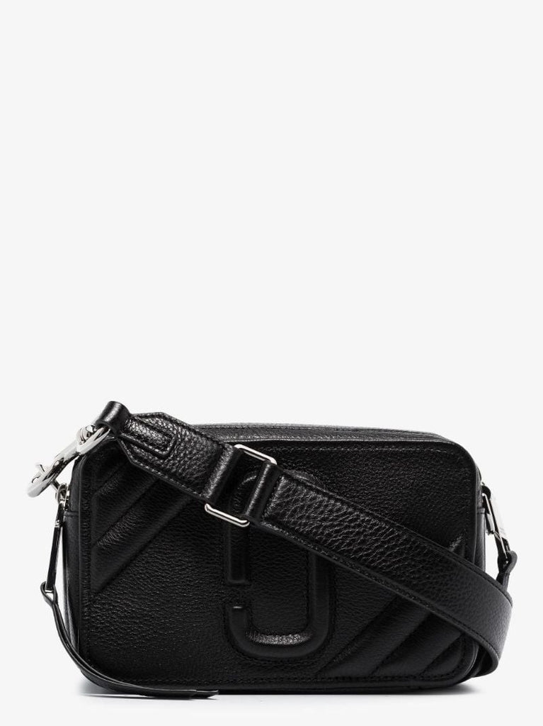 Black Moto Shot 21 Leather Cross Body Bag