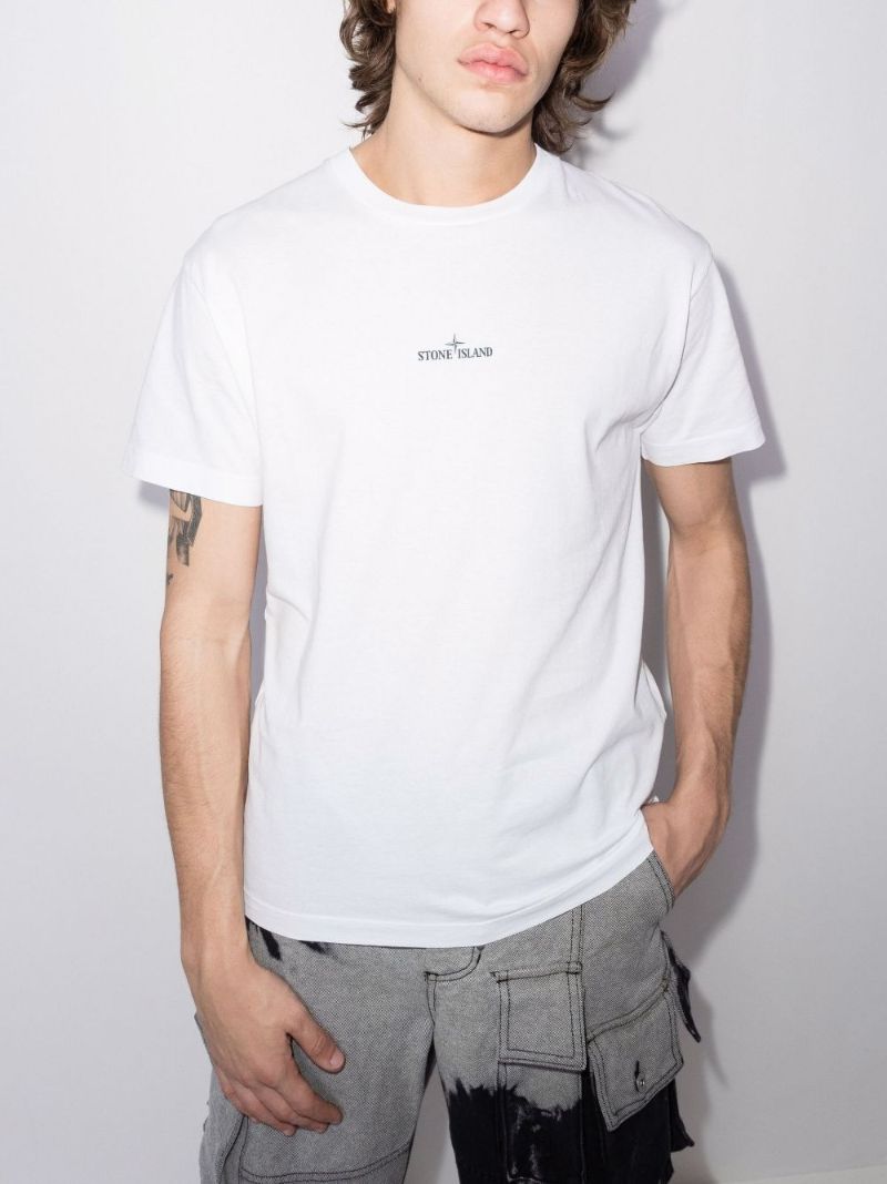 'tricromia Three' Print Cotton T-shirt