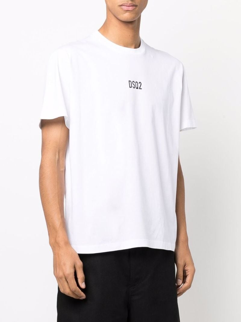 White Logo-print Cotton T-shirt